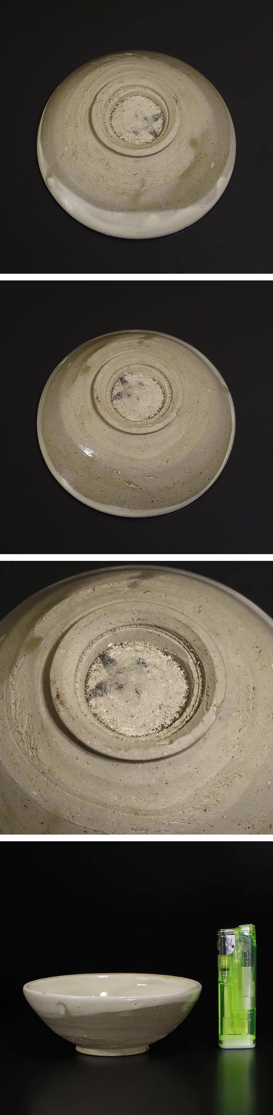 ☆いい楽☆白釉碗 磁州窯系 元時代 人気定番，本物保証